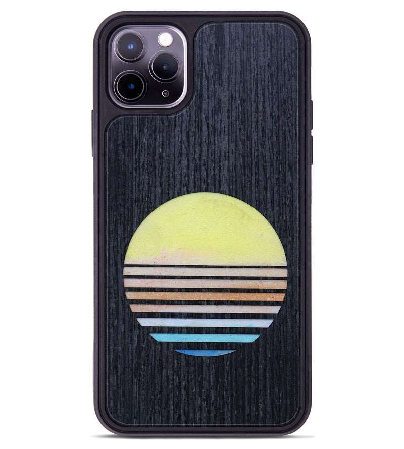 iPhone 11 Pro Max Wood+Resin Phone Case - Wallace (Retro, 634842)