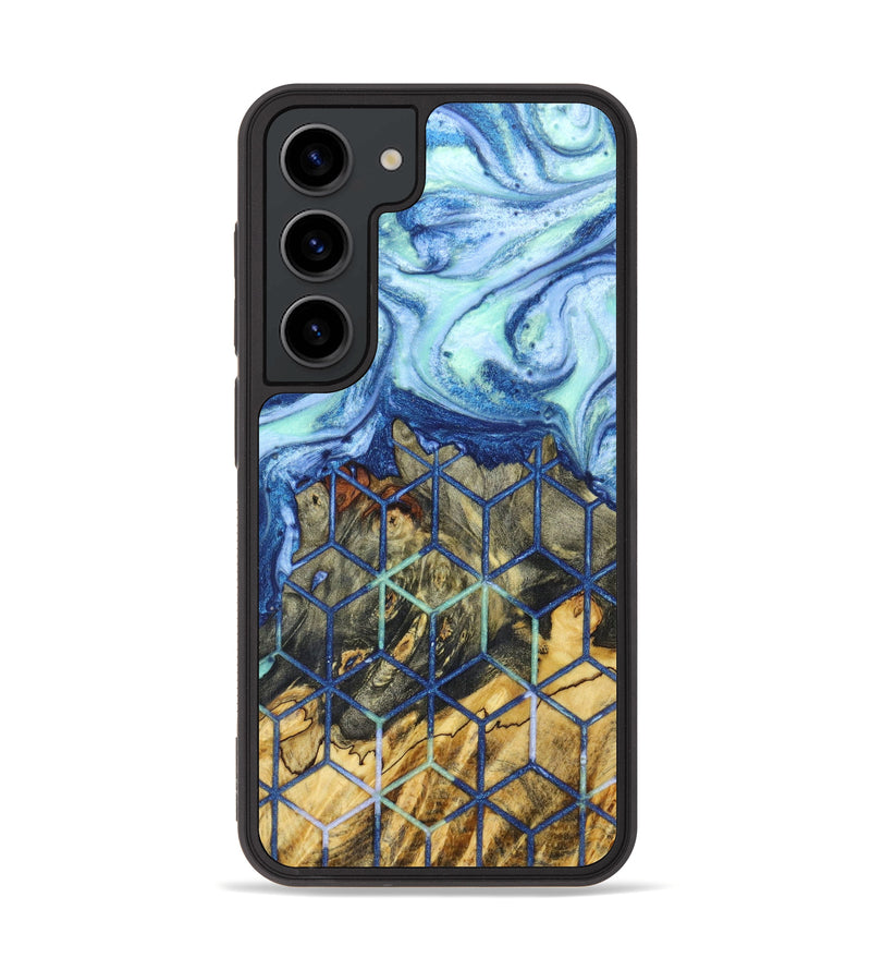 Galaxy S23 Wood+Resin Phone Case - Juelz (Pattern, 625690)