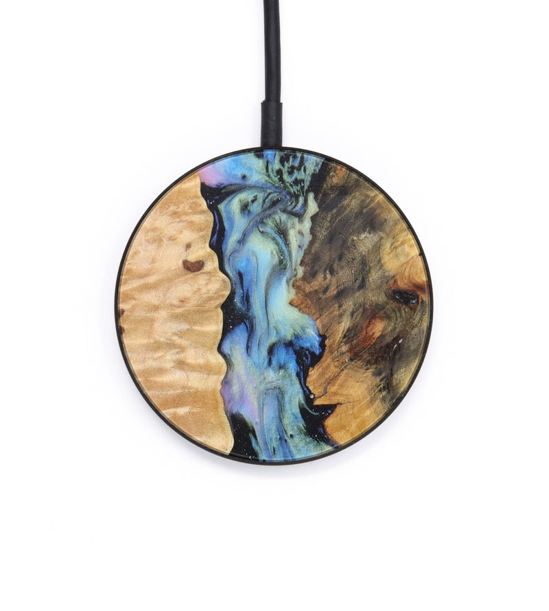 Circle Wood+Resin Wireless Charger - Myrtle (Aurora, 621976)