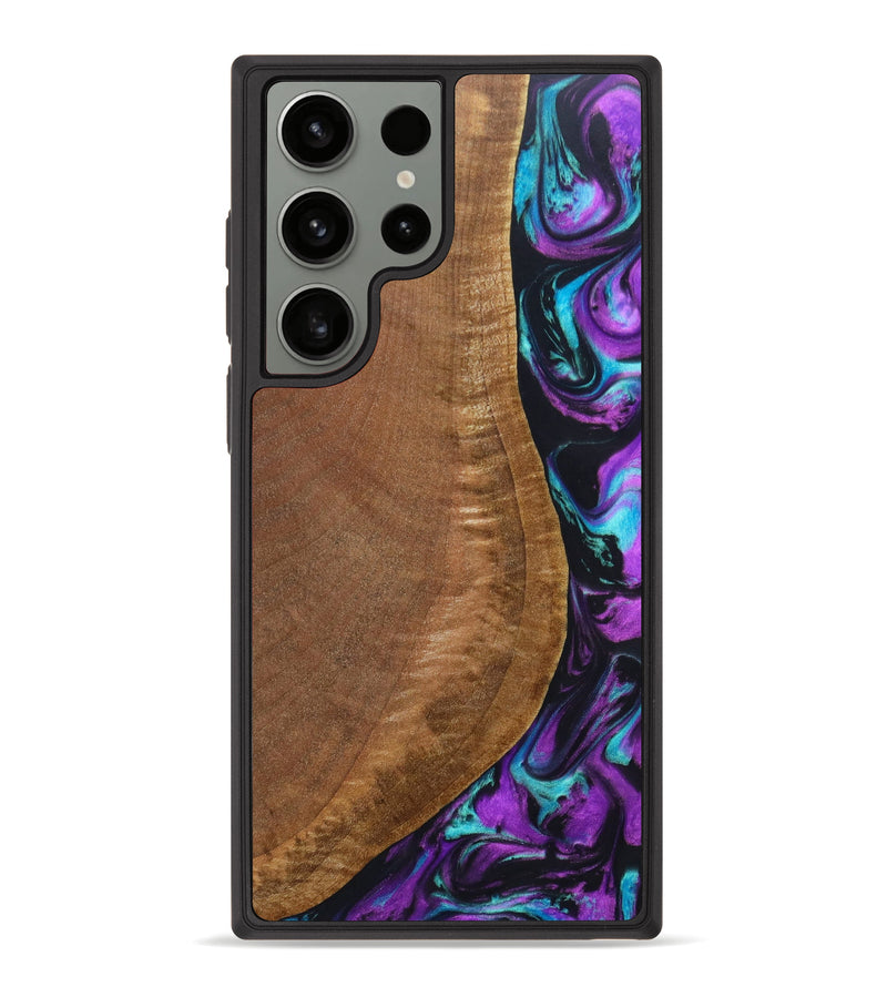 Galaxy S23 Ultra Wood+Resin Phone Case - Alayna (Galaxy, 637804)