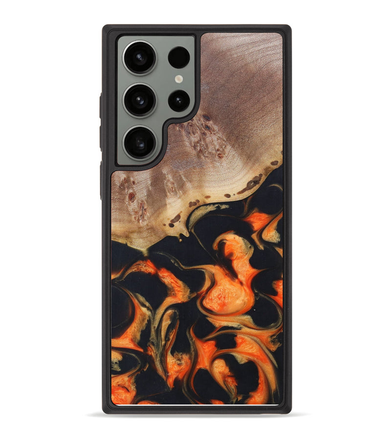 Galaxy S23 Ultra Wood+Resin Phone Case - Dovie (Lava, 625075)