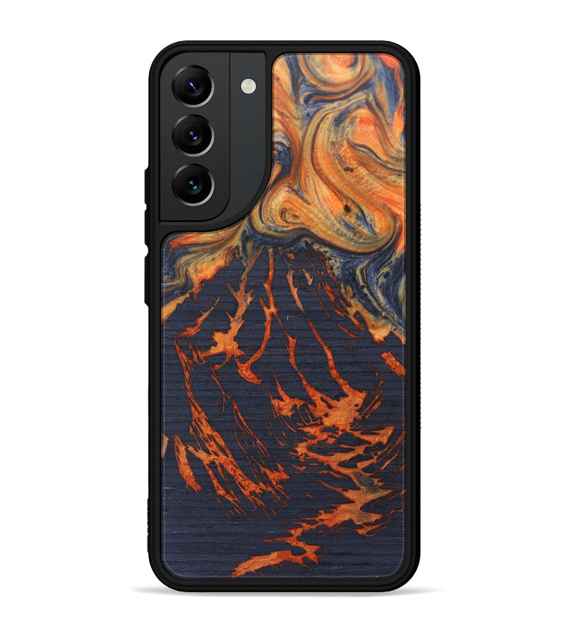Galaxy S22 Plus Wood+Resin Phone Case - Hugh (Lava, 627676)