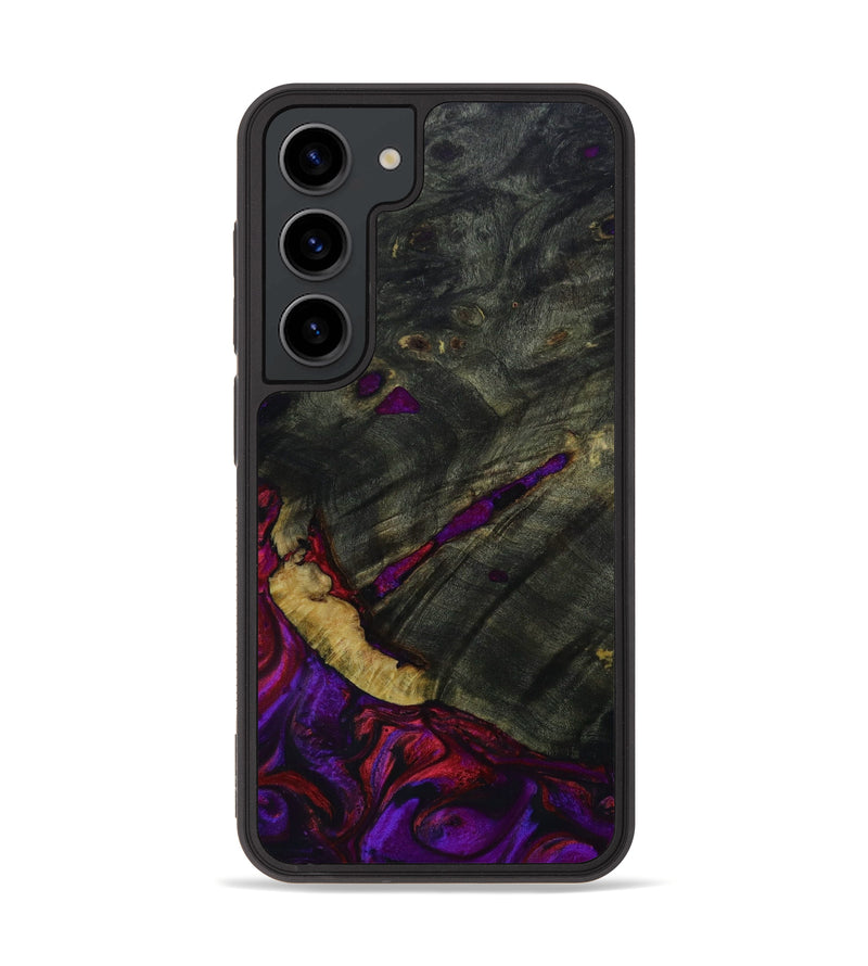 Galaxy S23 Wood+Resin Phone Case - Ivy (Red, 648446)