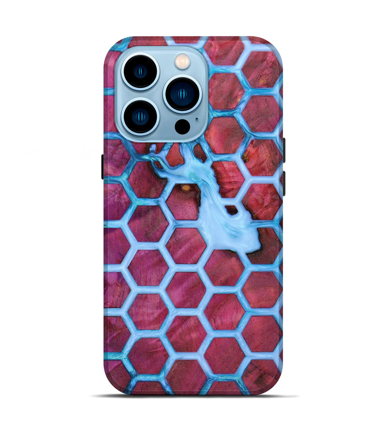 iPhone 14 Pro Wood+Resin Live Edge Phone Case - Brenden (Artist Pick, 644802)