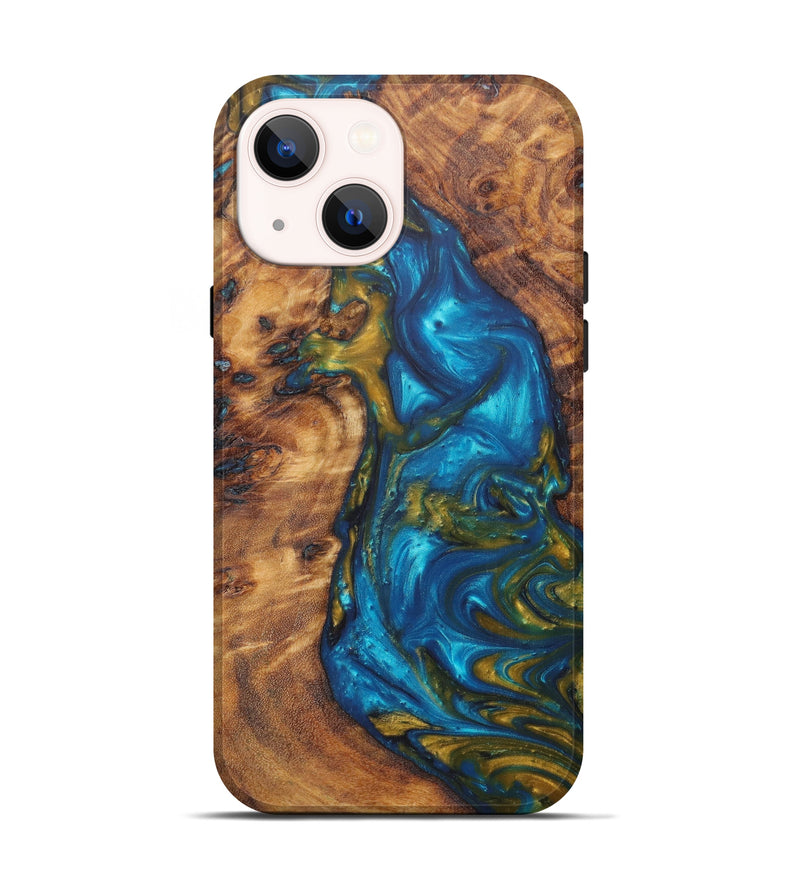iPhone 13 Wood+Resin Live Edge Phone Case - Elpida (Artist Pick, 606769)