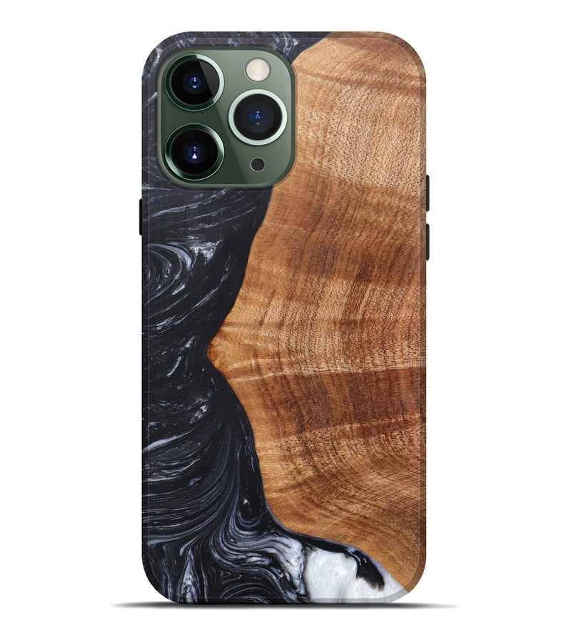 iPhone 13 Pro Max Wood+Resin Live Edge Phone Case - Kason (Artist Pick, 626614)