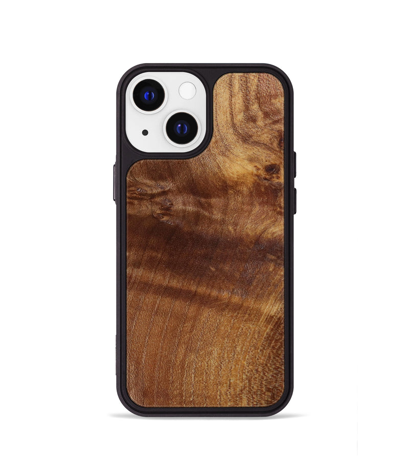 iPhone 13 mini Wood+Resin Phone Case - Fred (Wood Burl, 646753)