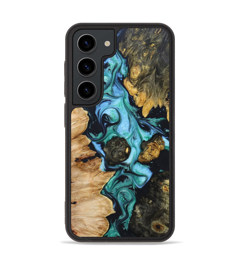 Galaxy S23 Wood+Resin Phone Case - Adonis (Mosaic, 629595)