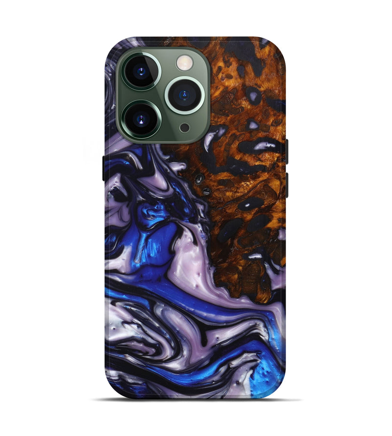 iPhone 13 Pro Wood+Resin Live Edge Phone Case - Leif (Artist Pick, 633266)