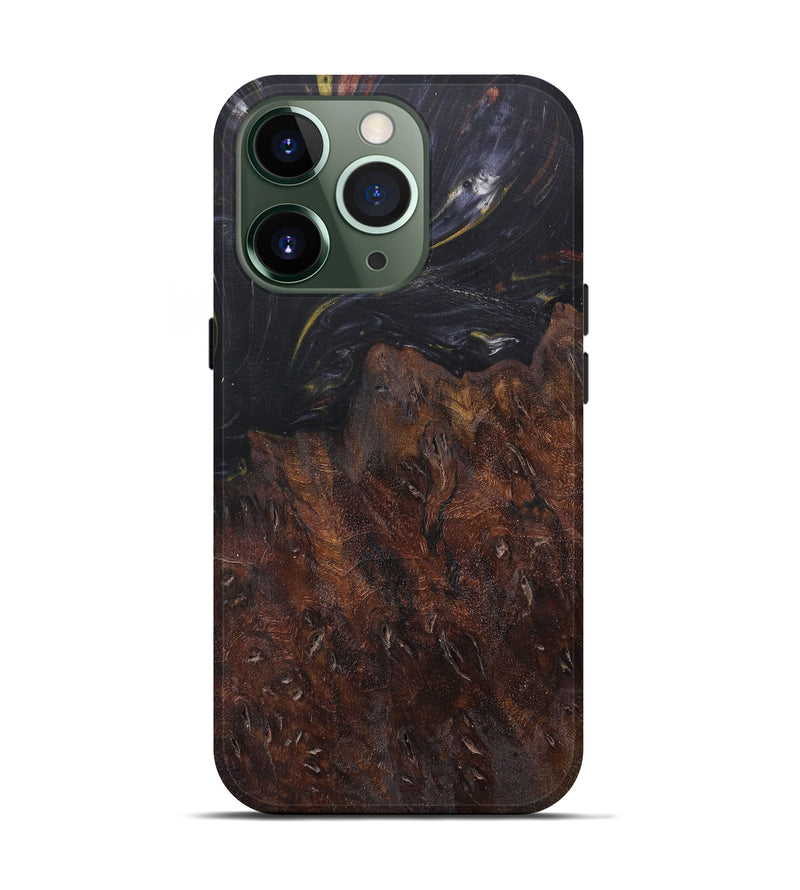 iPhone 13 Pro Wood+Resin Live Edge Phone Case - Randall (Metallic, 611085)