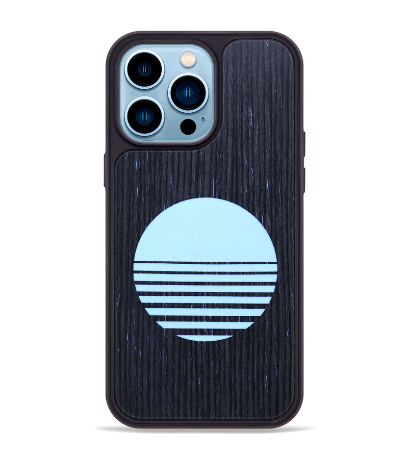 iPhone 14 Pro Max Wood+Resin Phone Case - Brock (Retro, 634733)