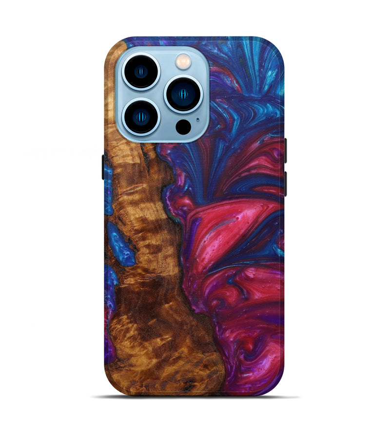 iPhone 14 Pro Wood+Resin Live Edge Phone Case - Bowie (Artist Pick, 614982)