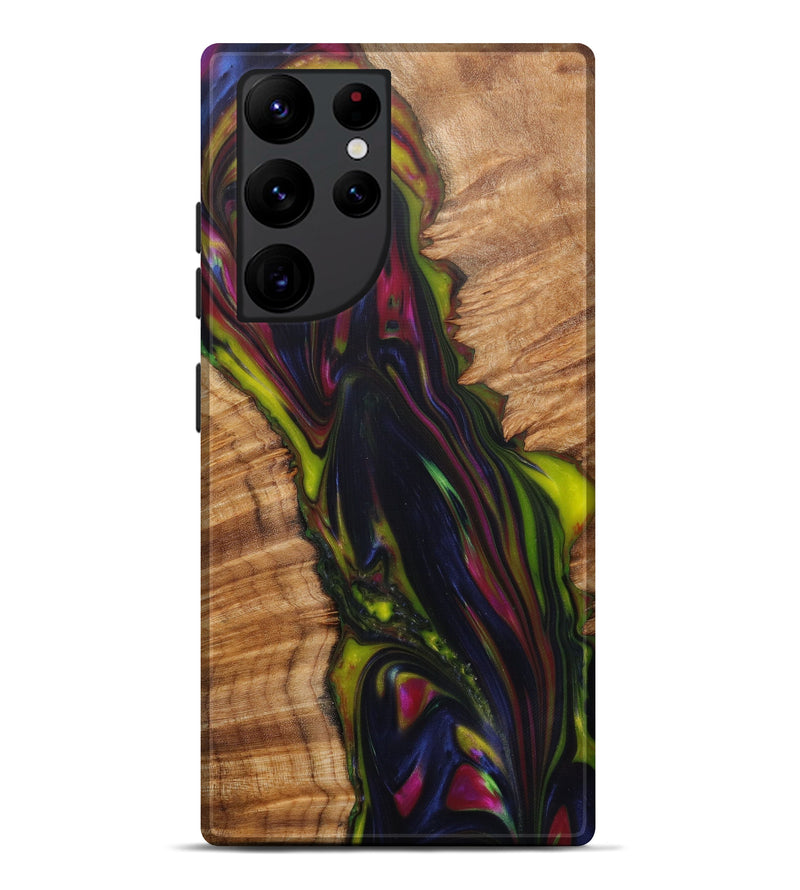 Galaxy S22 Ultra Wood+Resin Live Edge Phone Case - Dorris (Artist Pick, 613971)