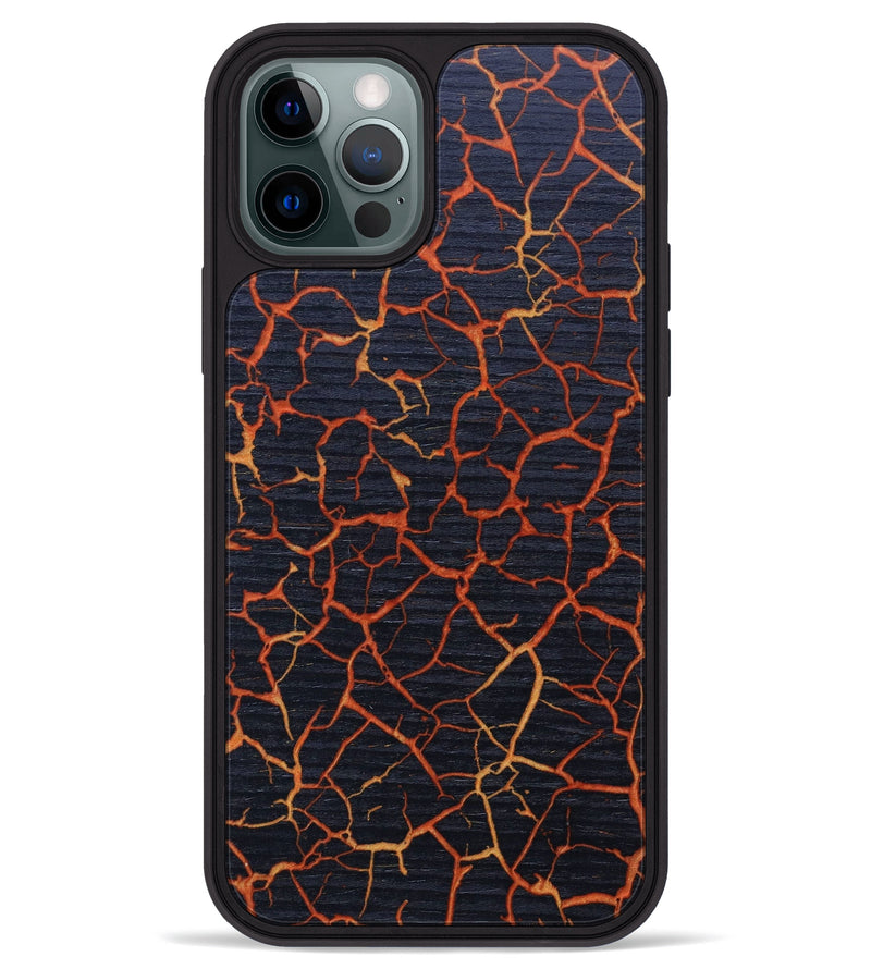 iPhone 12 Pro Max Wood+Resin Phone Case - Verna (Lava, 627129)