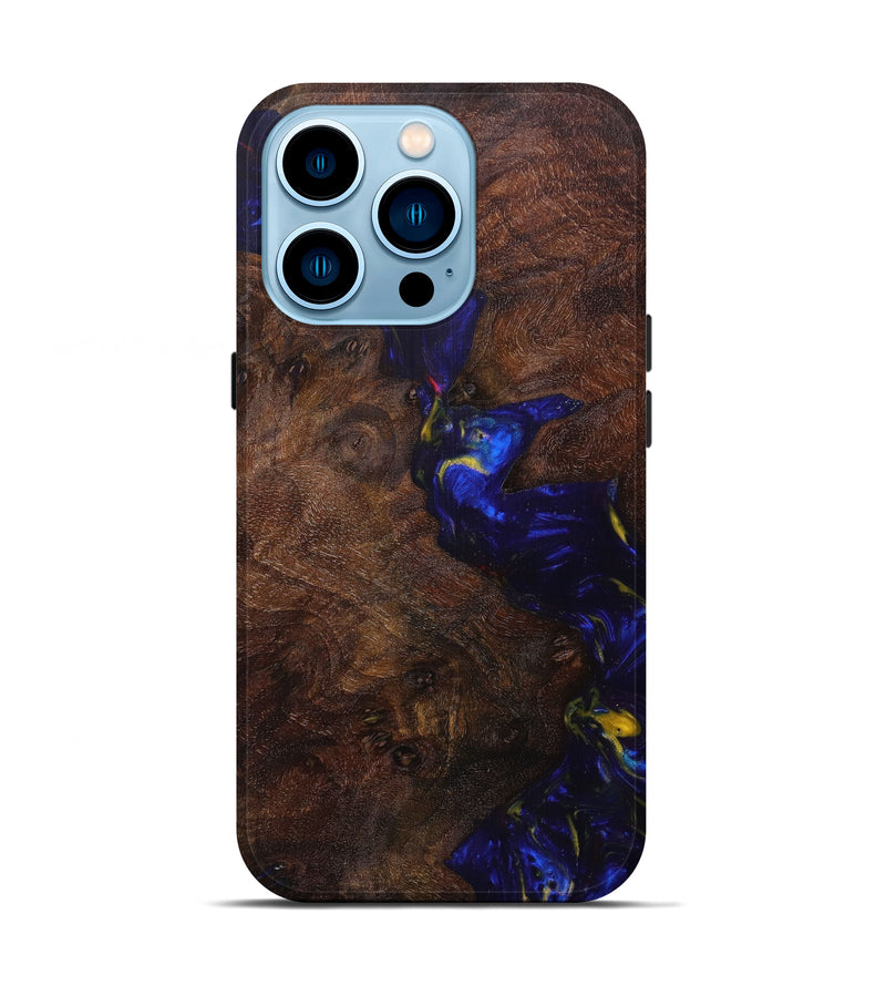 iPhone 14 Pro Wood+Resin Live Edge Phone Case - Trever (Artist Pick, 611157)