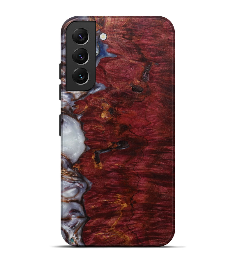 Galaxy S22 Plus Wood+Resin Live Edge Phone Case - Delores (Metallic, 591396)