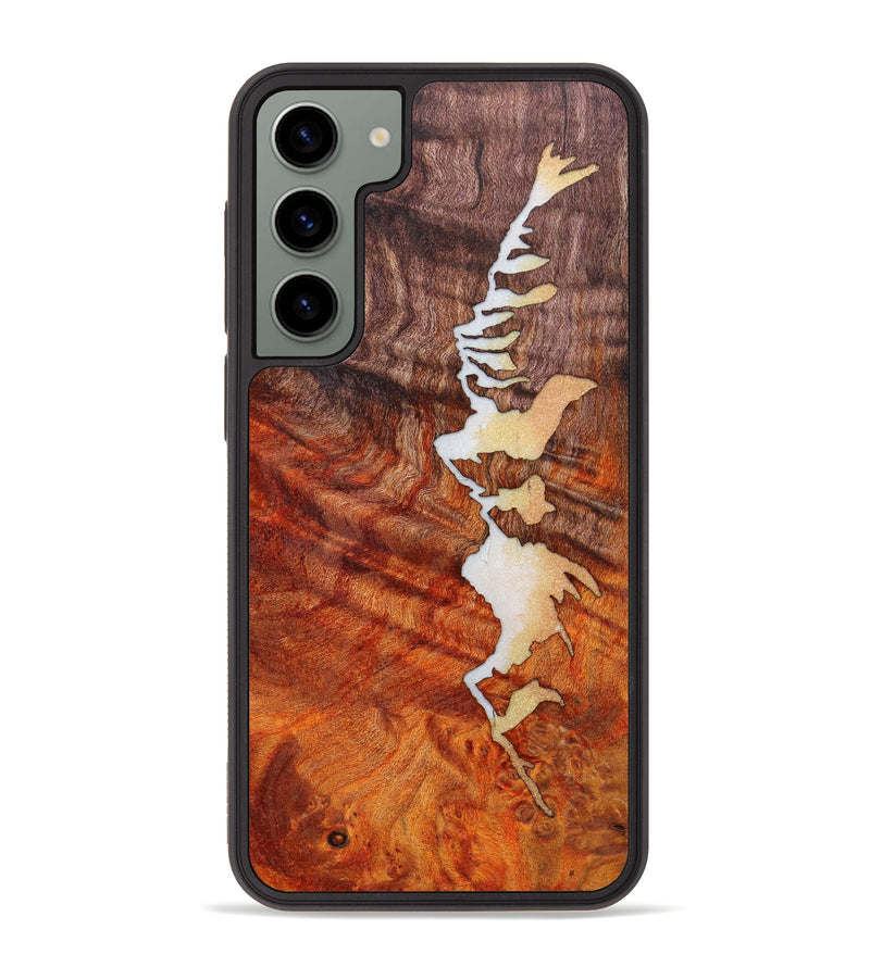 Galaxy S23 Plus Wood+Resin Phone Case - Devin (Pattern, 631928)