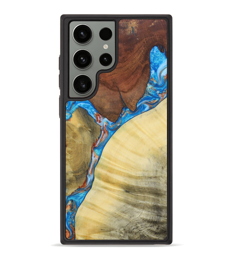 Galaxy S23 Ultra Wood+Resin Phone Case - Gerard (Mosaic, 635994)