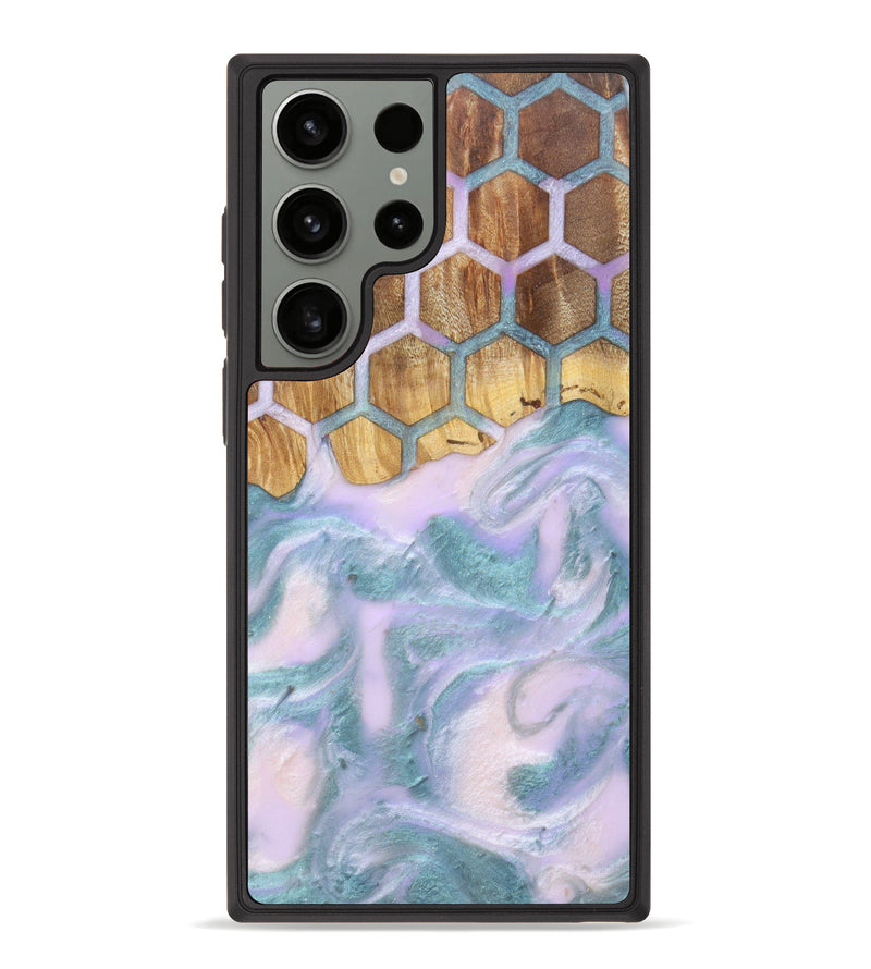 Galaxy S23 Ultra Wood+Resin Phone Case - Raymundo (Pattern, 626137)
