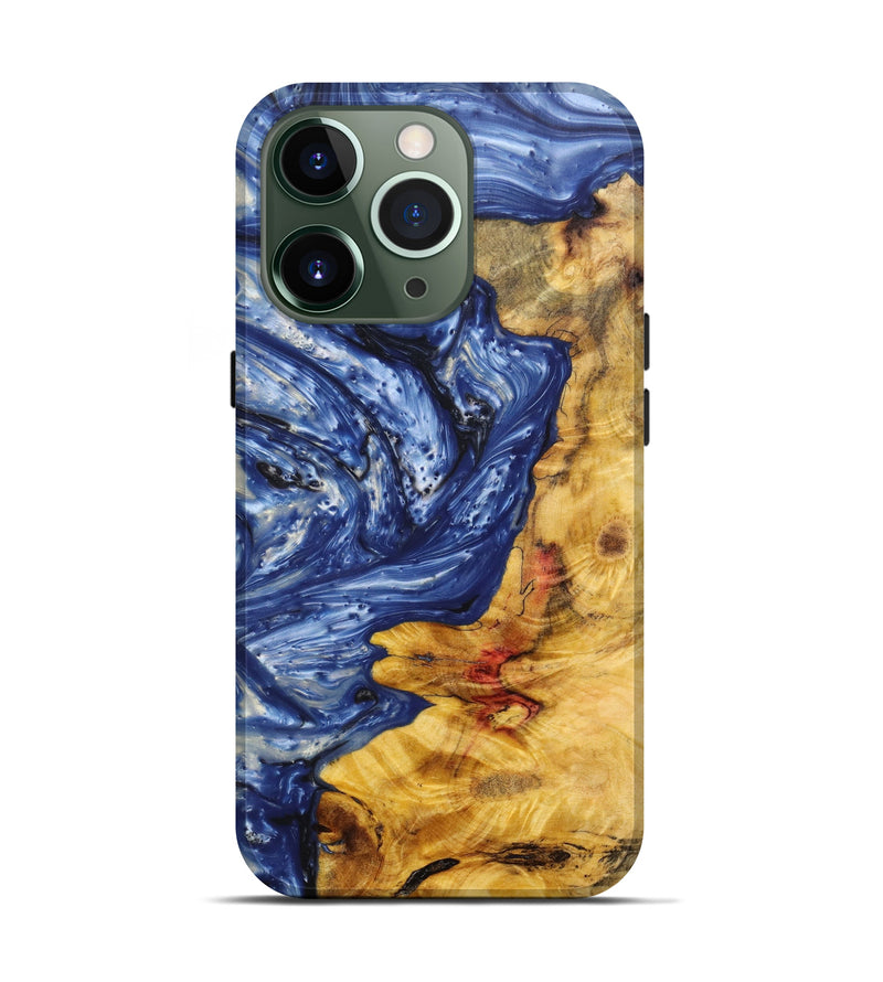 iPhone 13 Pro Wood+Resin Live Edge Phone Case - Frieda (Artist Pick, 636206)