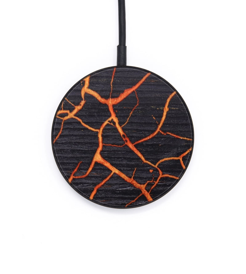 Circle Wood+Resin Wireless Charger - Leilani (Lava, 627023)