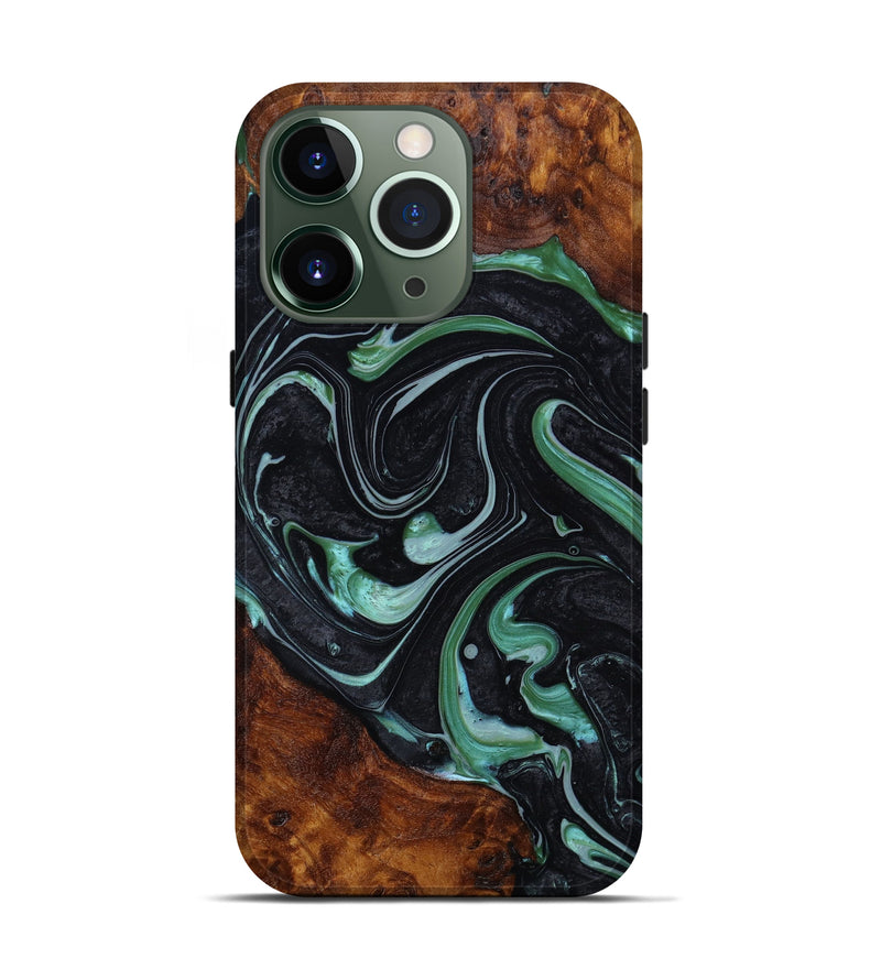 iPhone 13 Pro Wood+Resin Live Edge Phone Case - Perla (Artist Pick, 642259)