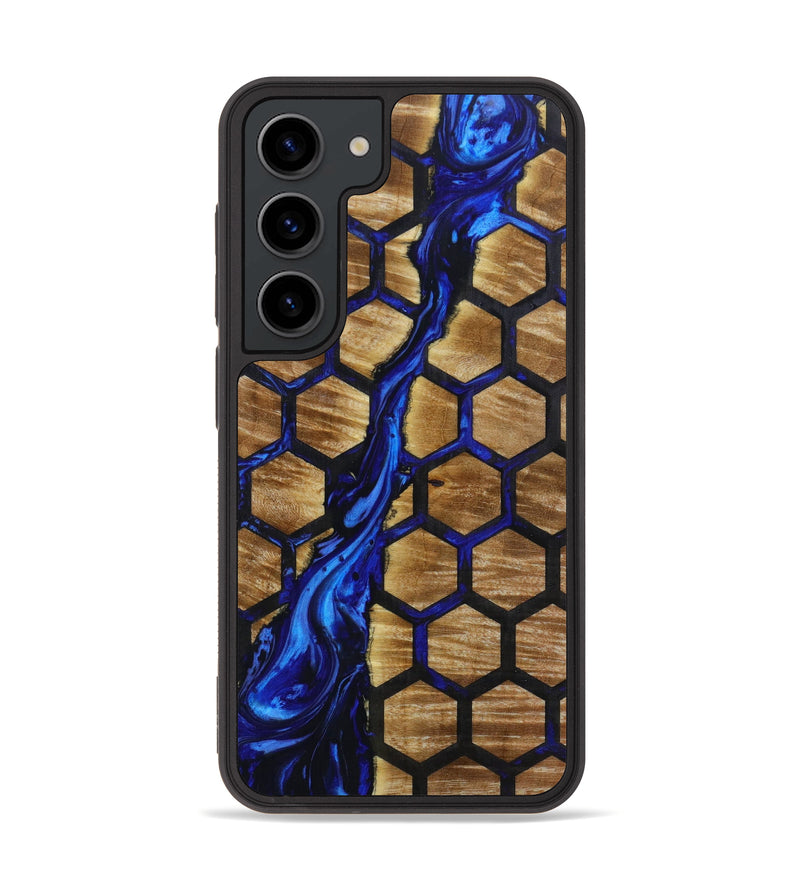 Galaxy S23 Wood+Resin Phone Case - Delilah (Pattern, 643530)