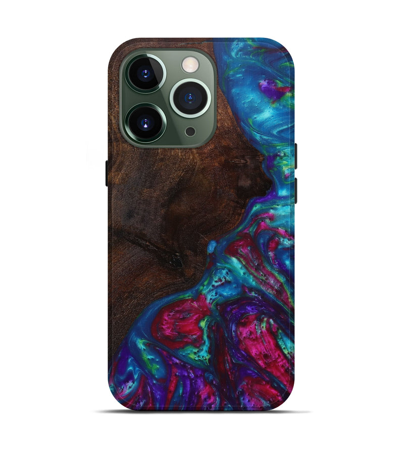 iPhone 13 Pro Wood+Resin Live Edge Phone Case - Gunner (Artist Pick, 610616)