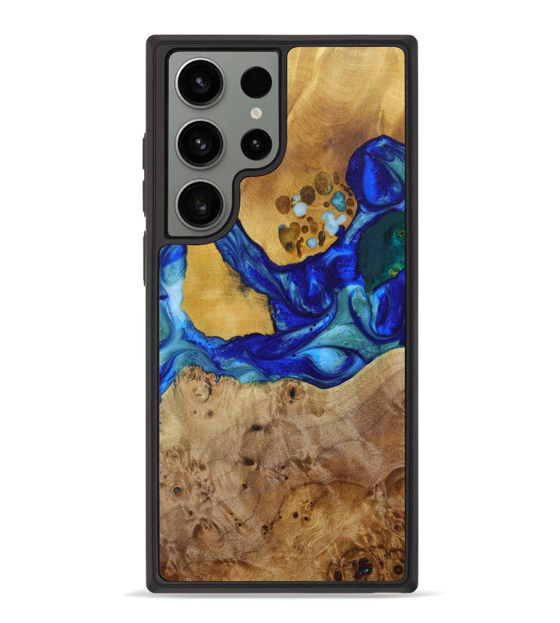 Galaxy S23 Ultra Wood+Resin Phone Case - Aaden (Mosaic, 623051)