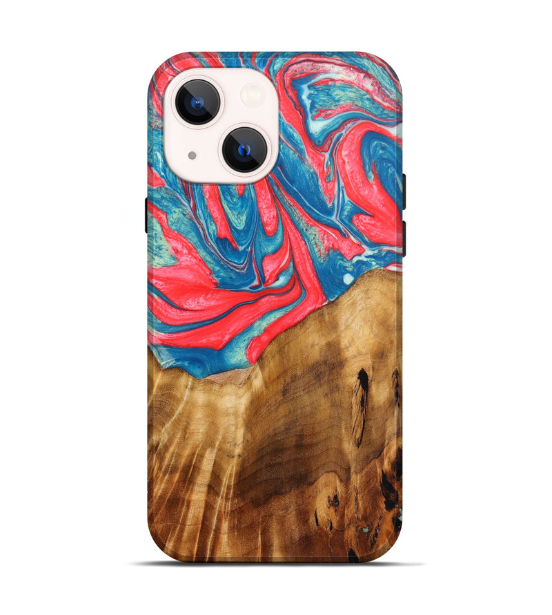 iPhone 13 Wood+Resin Live Edge Phone Case - Cali (Artist Pick, 643765)