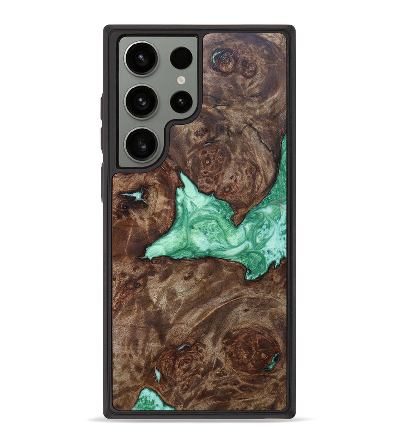 Galaxy S23 Ultra Wood+Resin Phone Case - Keegan (Maple Burl, 629091)