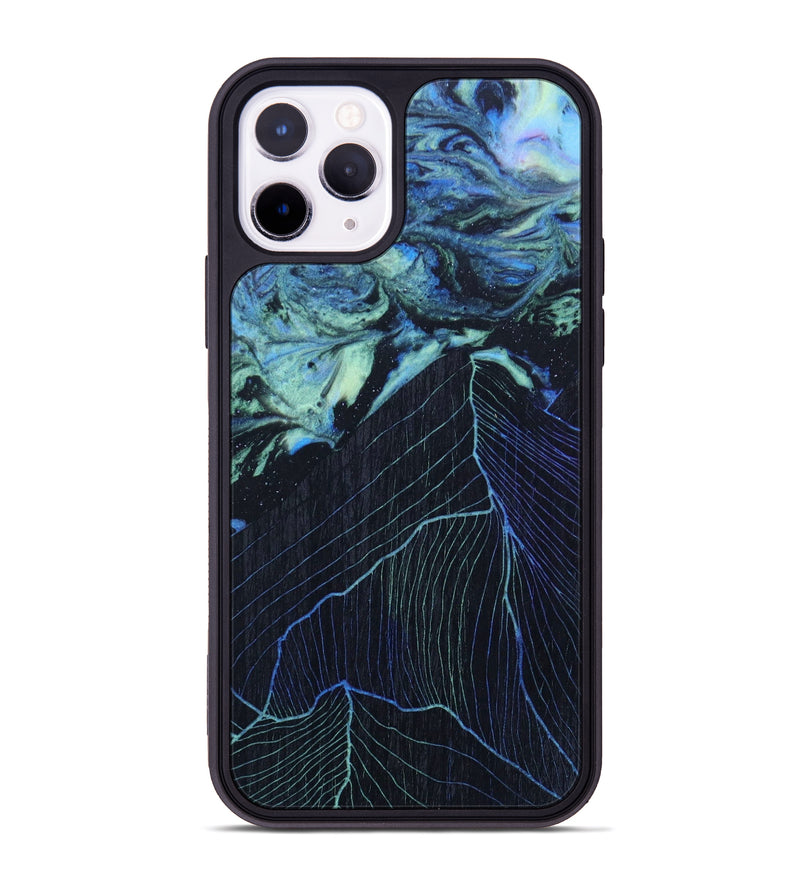 iPhone 11 Pro Wood+Resin Phone Case - Asia (Aurora, 618555)