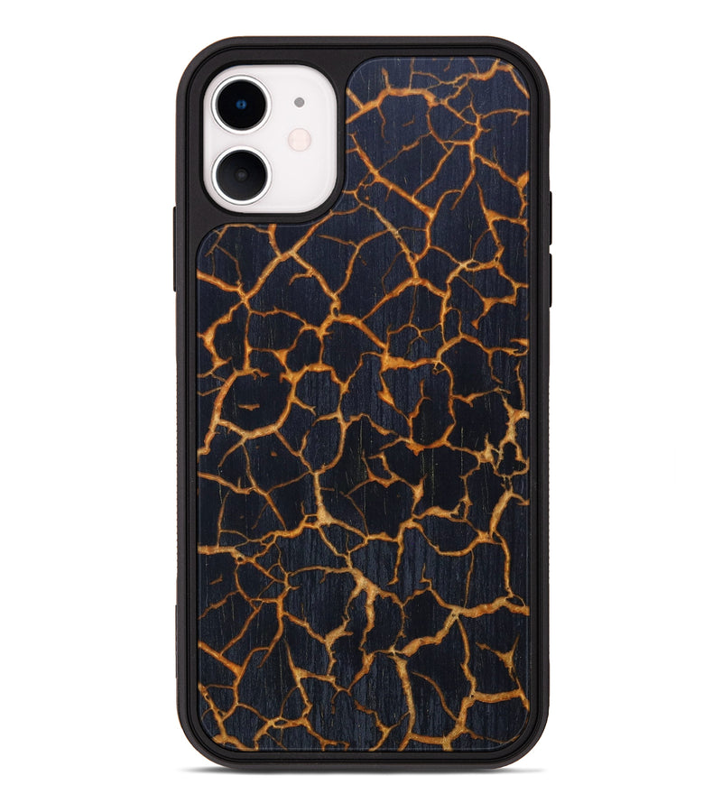 iPhone 11 Wood+Resin Phone Case - Maya (Lava, 624965)