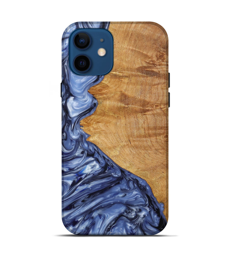 iPhone 12 Wood+Resin Live Edge Phone Case - Evangeline (Artist Pick, 613362)
