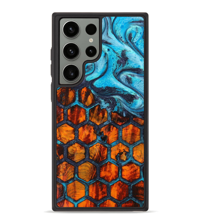 Galaxy S23 Ultra Wood+Resin Phone Case - Donovan (Pattern, 634591)