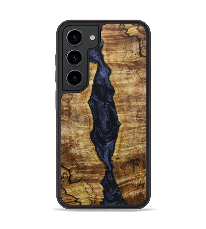 Galaxy S23 Wood+Resin Phone Case - Karen (Black & White, 641365)