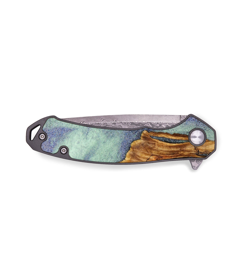 EDC Wood+Resin Pocket Knife - Effie (Artist Pick, 640664)