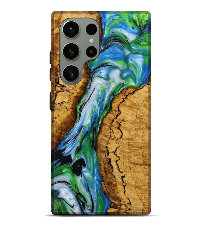 Galaxy S23 Ultra Wood+Resin Live Edge Phone Case - Edmund (Artist Pick, 646331)