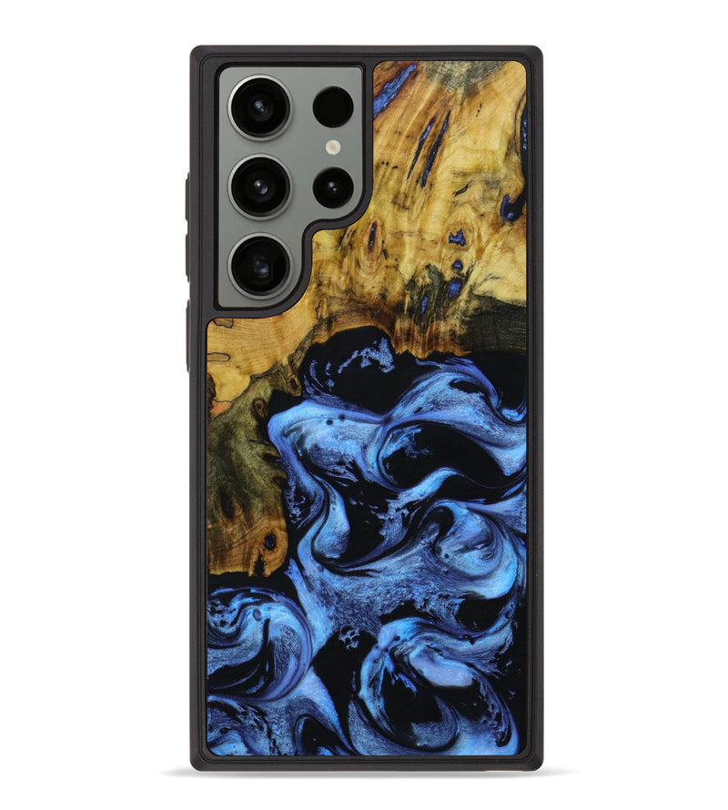 Galaxy S23 Ultra Wood+Resin Phone Case - Jada (Blue, 642210)