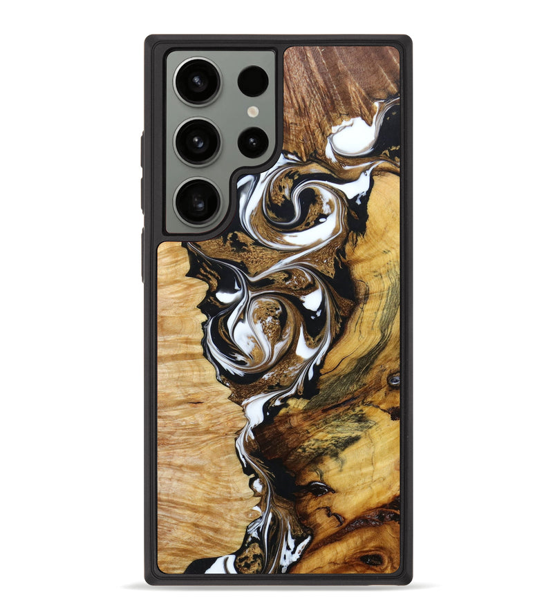 Galaxy S23 Ultra Wood+Resin Phone Case - Ross (Mosaic, 640804)