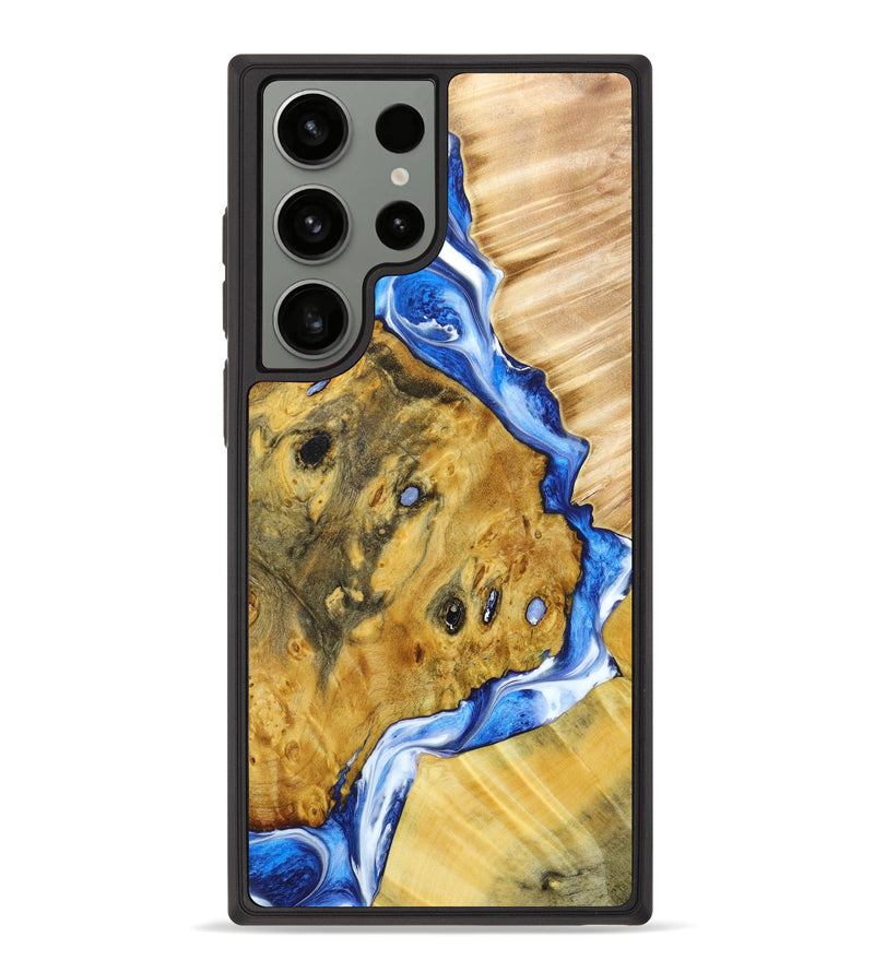 Galaxy S23 Ultra Wood+Resin Phone Case - Chester (Mosaic, 632508)