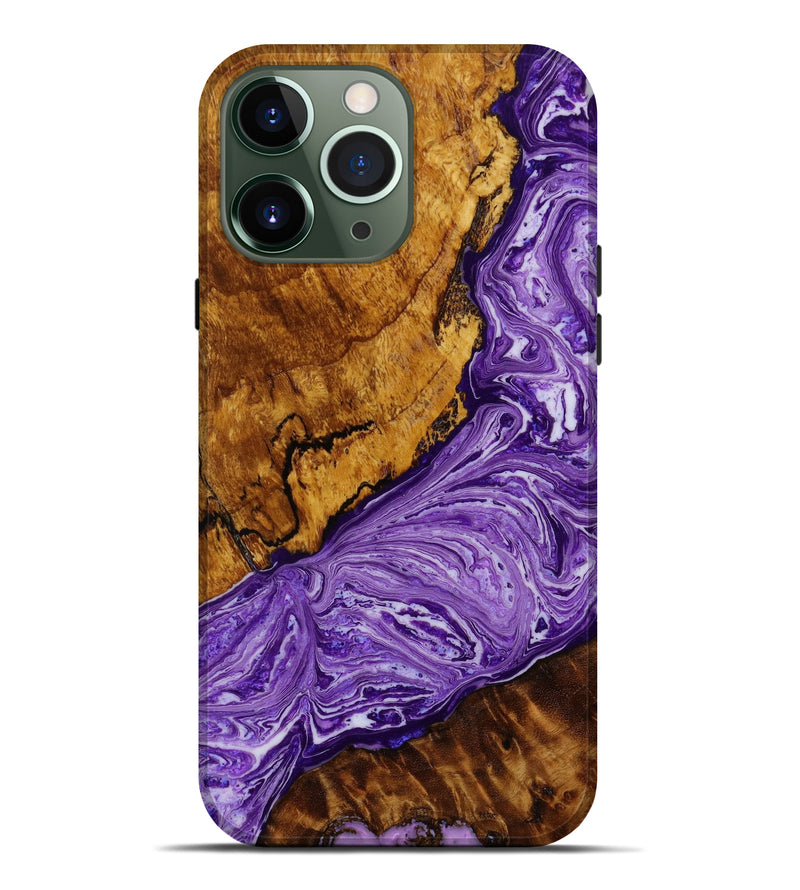 iPhone 13 Pro Max Wood+Resin Live Edge Phone Case - Jodi (Artist Pick, 647649)