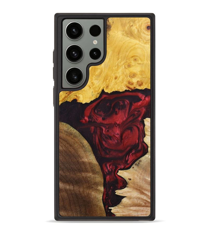 Galaxy S23 Ultra Wood+Resin Phone Case - Cindy (Mosaic, 640805)