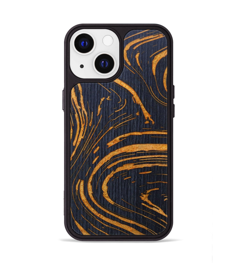 iPhone 13 Wood+Resin Phone Case - Eliam (Lava, 625079)