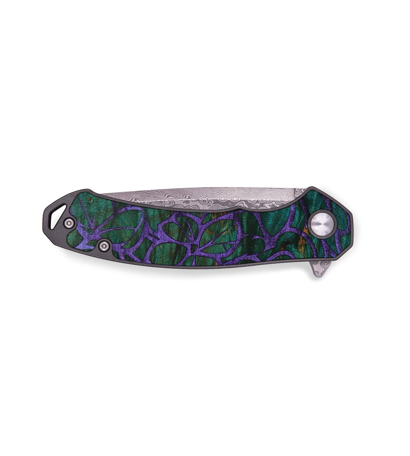 EDC Wood+Resin Pocket Knife - Kennedy (Spring, 643955)