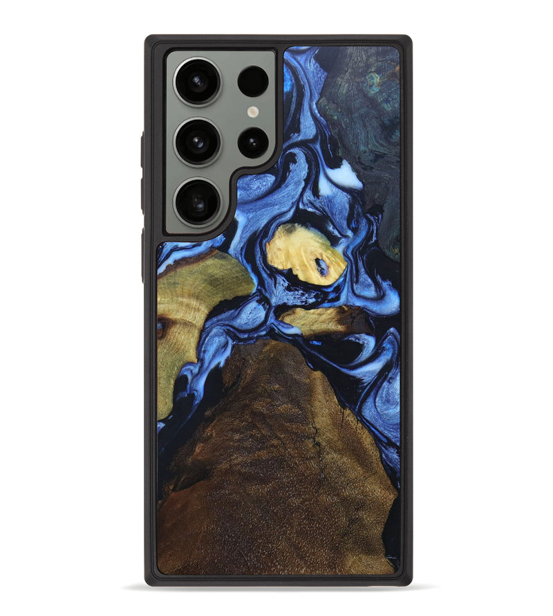 Galaxy S23 Ultra Wood+Resin Phone Case - Ian (Mosaic, 629167)
