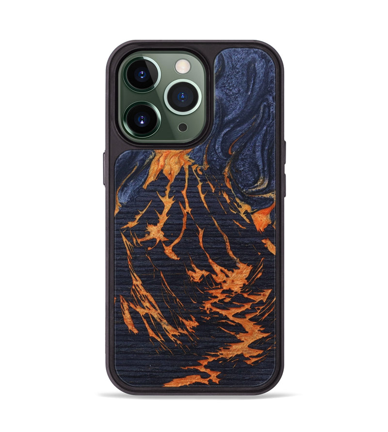 iPhone 13 Pro Wood+Resin Phone Case - Beckham (Lava, 627114)