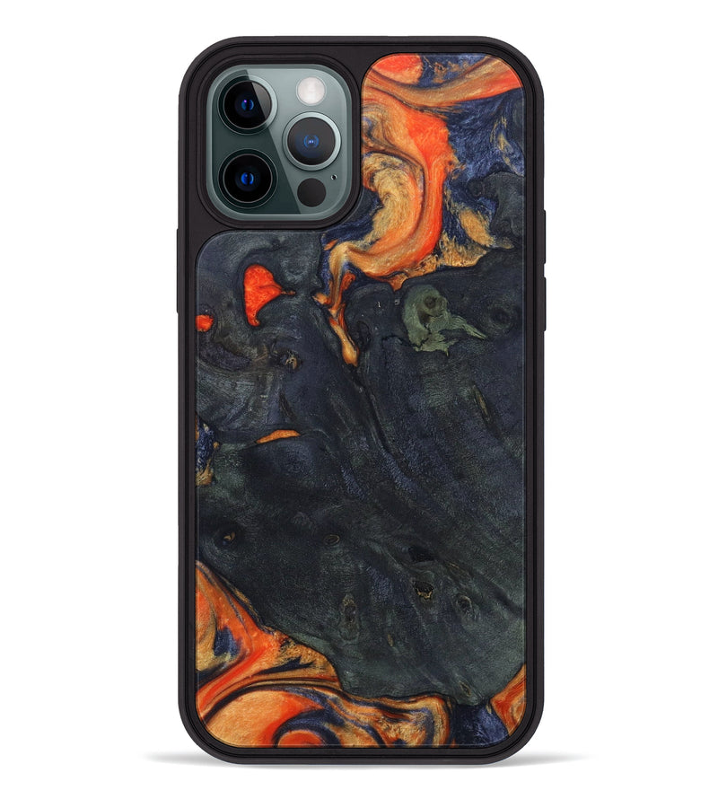 iPhone 12 Pro Wood+Resin Phone Case - Joan (Lava, 627576)
