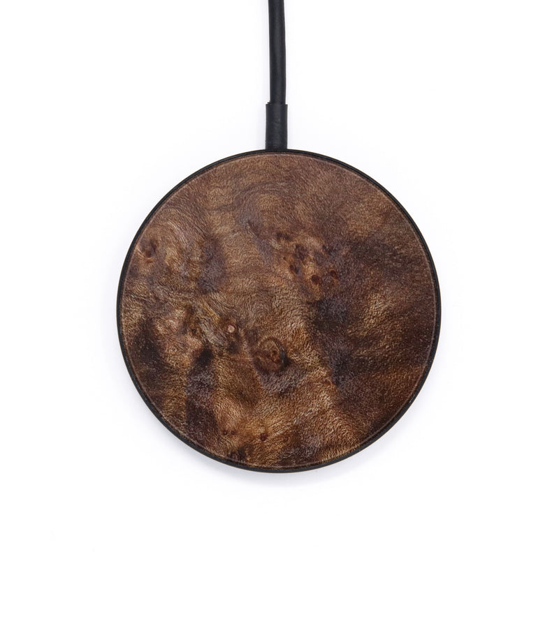Circle Wood+Resin Wireless Charger - Breanna (Wood Burl, 648390)