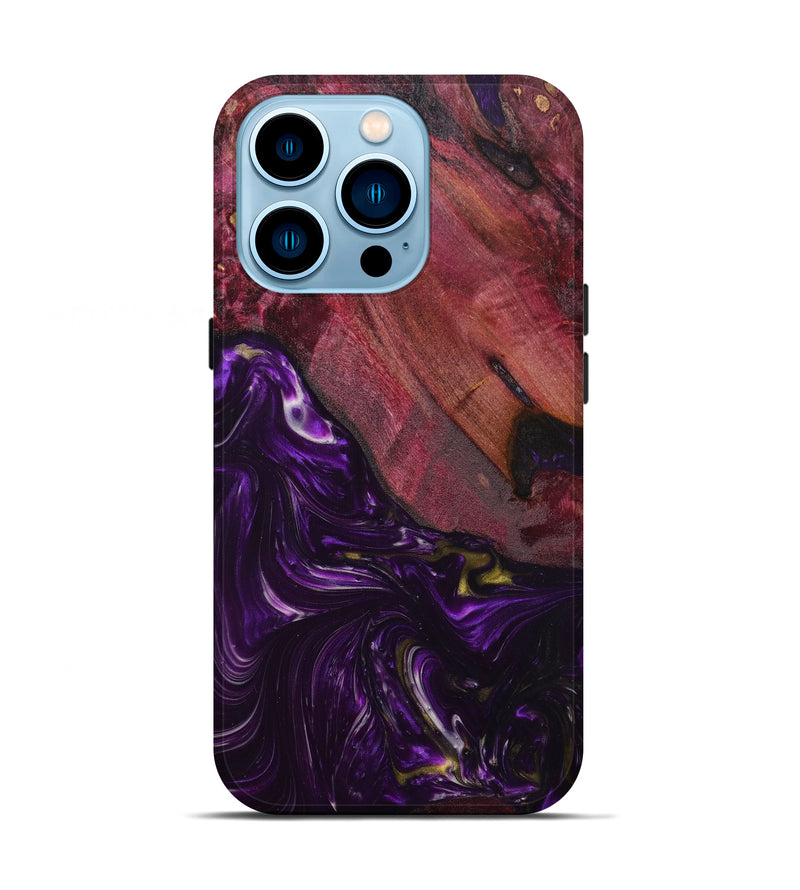 iPhone 14 Pro Wood+Resin Live Edge Phone Case - Eloise (Artist Pick, 635529)